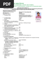 Registered Application Form