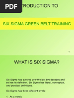 6 Sigma Green Belt Introduction English