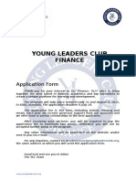YLC Finance Appasscation Form 2015