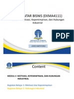 EKMA4111 - Pengantar Bisnis - Modul 4 PDF