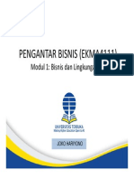 EKMA4111 - Pengantar Bisnis - Modul 1 PDF