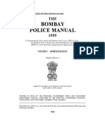 Bombay Police Manual I