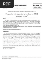 Design of The Data Acquisition System Based On STM32: Information Technology and Quantitative Management (ITQM2013)