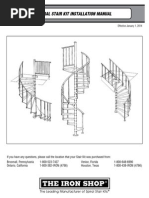 Metal Spiral Stairs Install Manual