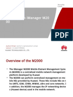 Introduction IManager M2000