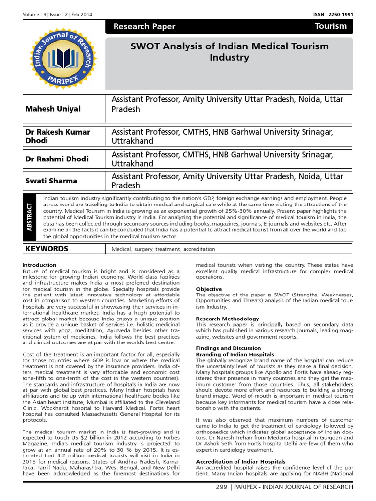 Tourism research papers pdf picture