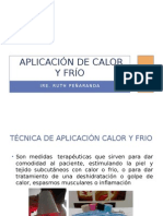 Aplicación de Calor y Frío Local