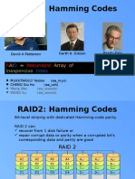 RAID2: Hamming Codes: D Disks