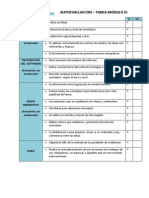 Autoevaluacion III