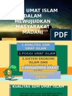 Peran Umat Islam Dalam Mewujudkan Masyarakat Madani