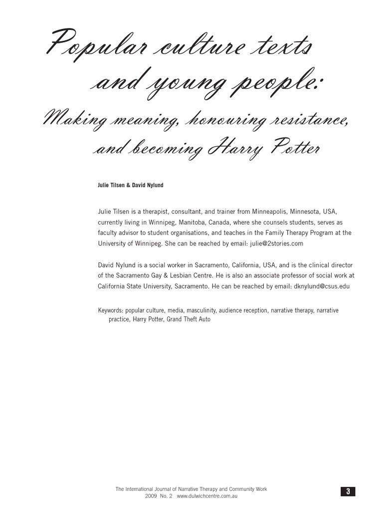 Pop Culture's Impact on Youth Identity | PDF | Cultural Studies ...