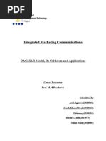 Integrated Marketing Communications: DAGMAR Model, Its Criticism and Applications