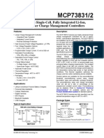 Miniature Single-Cell, Fully Integrated Li-Ion, Li-Polymer Charge Management Controllers