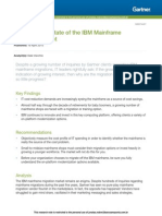 The Moribund State of The IBM Mainframe Migration Market: Key Findings