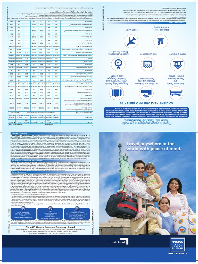 travel guard brochure