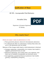 Classification of Flows: AE 225 - Incompressible Fluid Mechanics