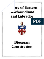 Constitution of the Anglican Diocese of Eastern Newfoundland & Labrador