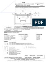 15 (381) Diameter Heavy-Duty Parking Deck Drain With Support Flange