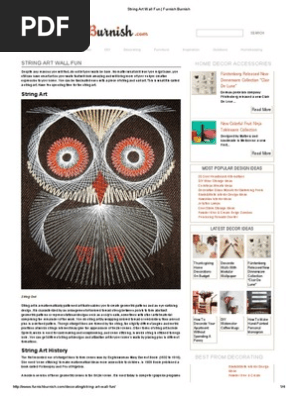 String Art Wall Fun _ Furnish Burnish