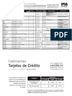 Tarjetas Coeficientes PDF