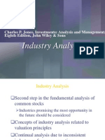 Industry Analysis: Charles P. Jones, Investments: Analysis and Management, Eighth Edition, John Wiley & Sons