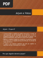 Jejum e Votos