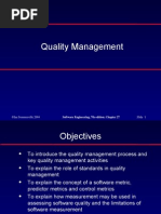 Quality Management: ©ian Sommerville 2004