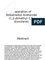 Preparation of Stilbenediol Acetonide 
