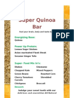 super quinoa menu