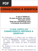 Conhecendo a Didática