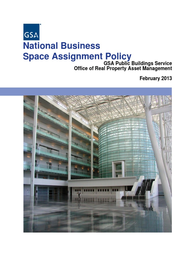 National Business Space Assignment Policy | PDF | General Services ...