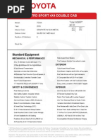 Download 2016 Toyota Tacoma TRD Sport spec sample by Andrew Collins SN274442942 doc pdf