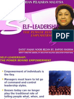 Self-Leadership: The Power Behind Empowerment Dato' Hajah Noor Rezan Bt. Bapoo Hashim