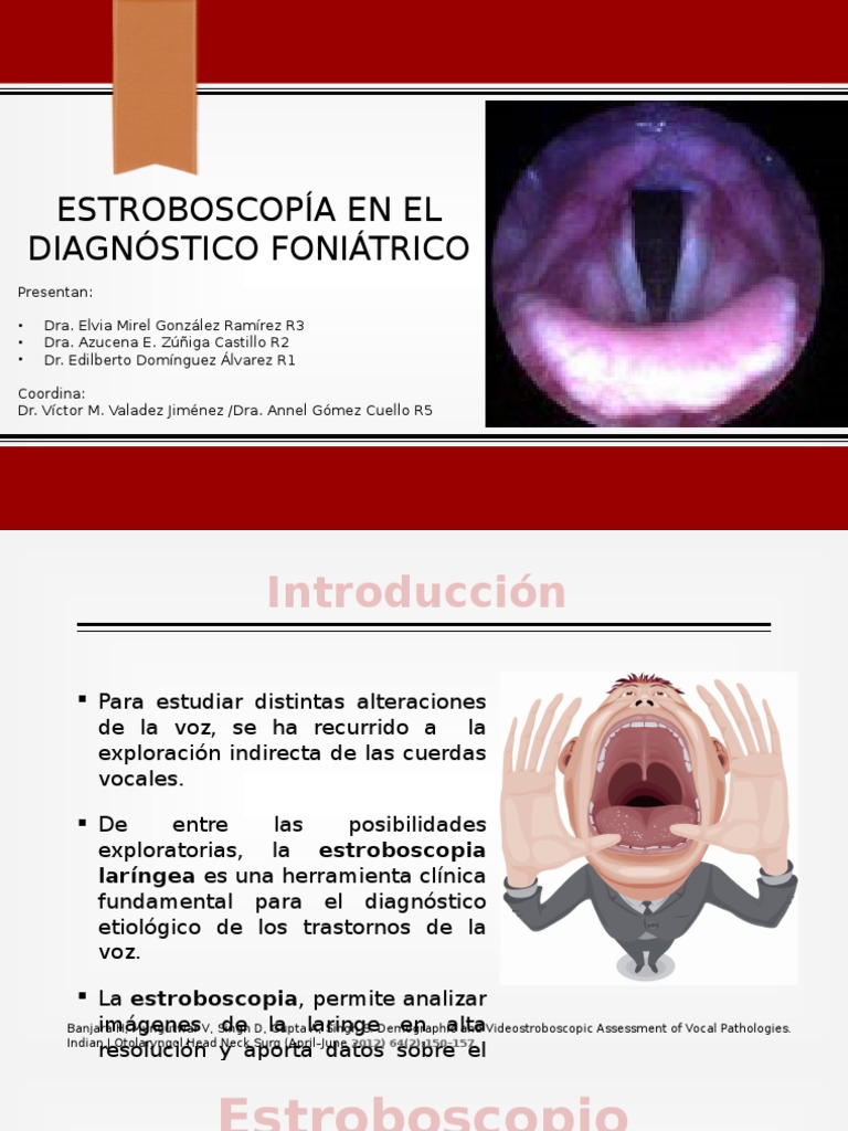 Estroboscopía Laríngea en Diagnóstico Vocal | PDF | Óptica ...