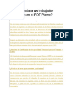 Cómo Declarar Un Trabajador Subsidiado en El PDT Plame