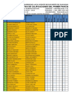 Actas Del 2 Parcial 1 B N