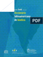 Diccionario Latinoamericano de Bioética- Parte I