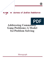 Addressing Community Gang Problems A Model
