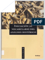 Vilar, Pierre - Iniciacion Al Analisis Del Vocabulario Historico