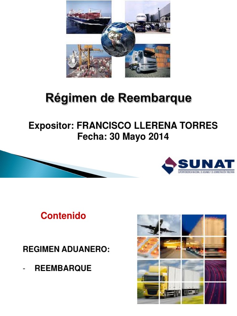 Régimen de Reembarque Aduanero | PDF | aduana | Instituciones sociales
