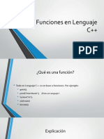 Presentacion para uso de funciones en C++