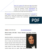 Michael Faraday, Penemu Kelistrikan yang Berpengaruh