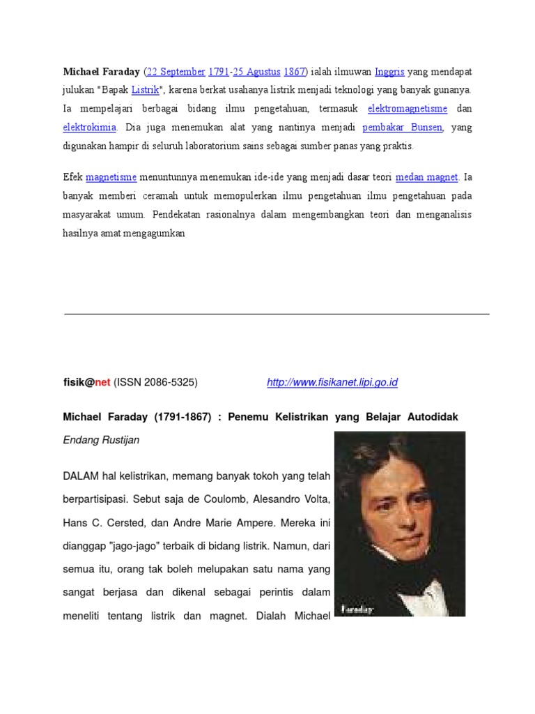 Michael Faraday | Pdf