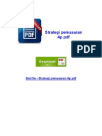 Strategi Pemasaran 4p PDF