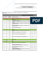 Planilha de Medição Obras