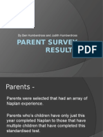 parent survey results