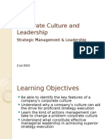 Corporate Culture and Leadership 