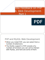 SynapseIndia Feedback on PHP and MySQL Web Development- Part 1