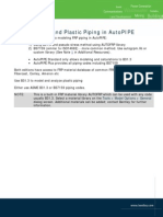 Modeling FRP and Plastic Piping in AutoPIPE