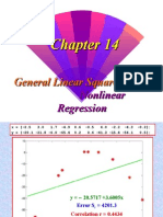 General Linear Square and Non Linear Regression